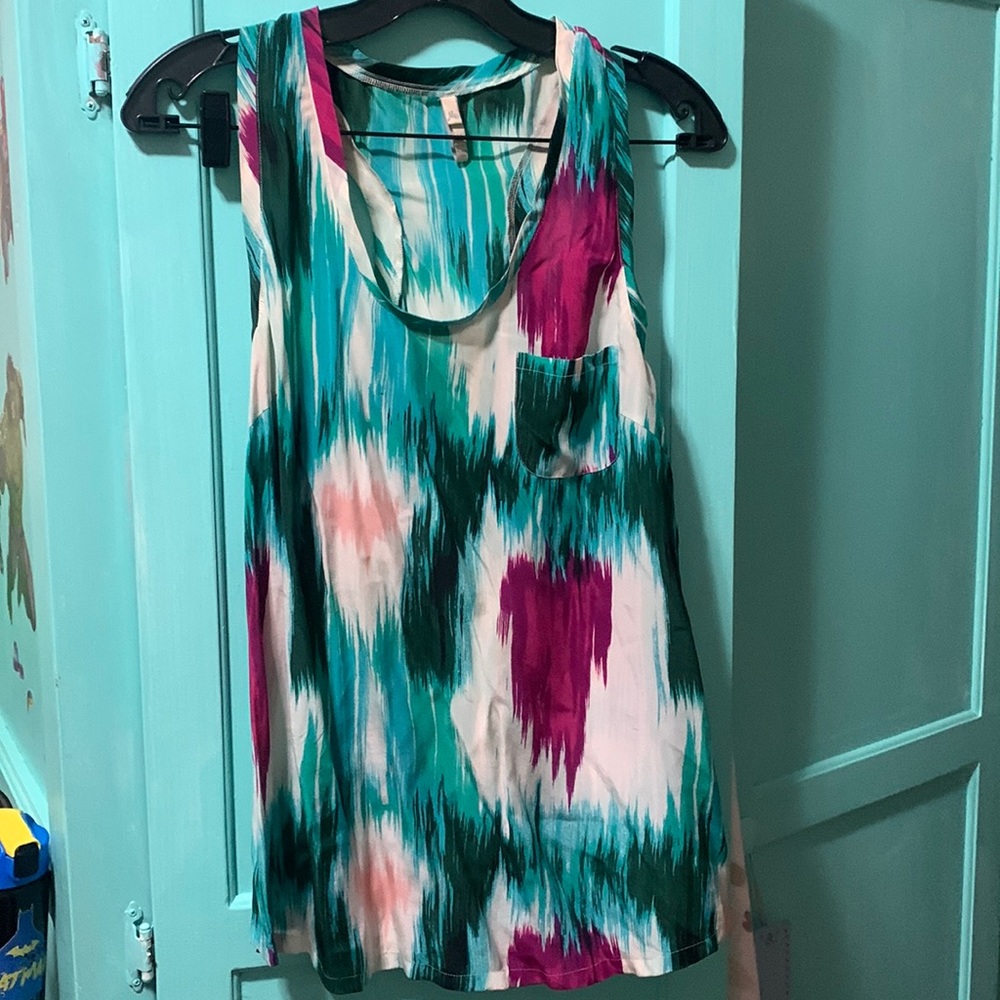 Joie racerback 100% silk top